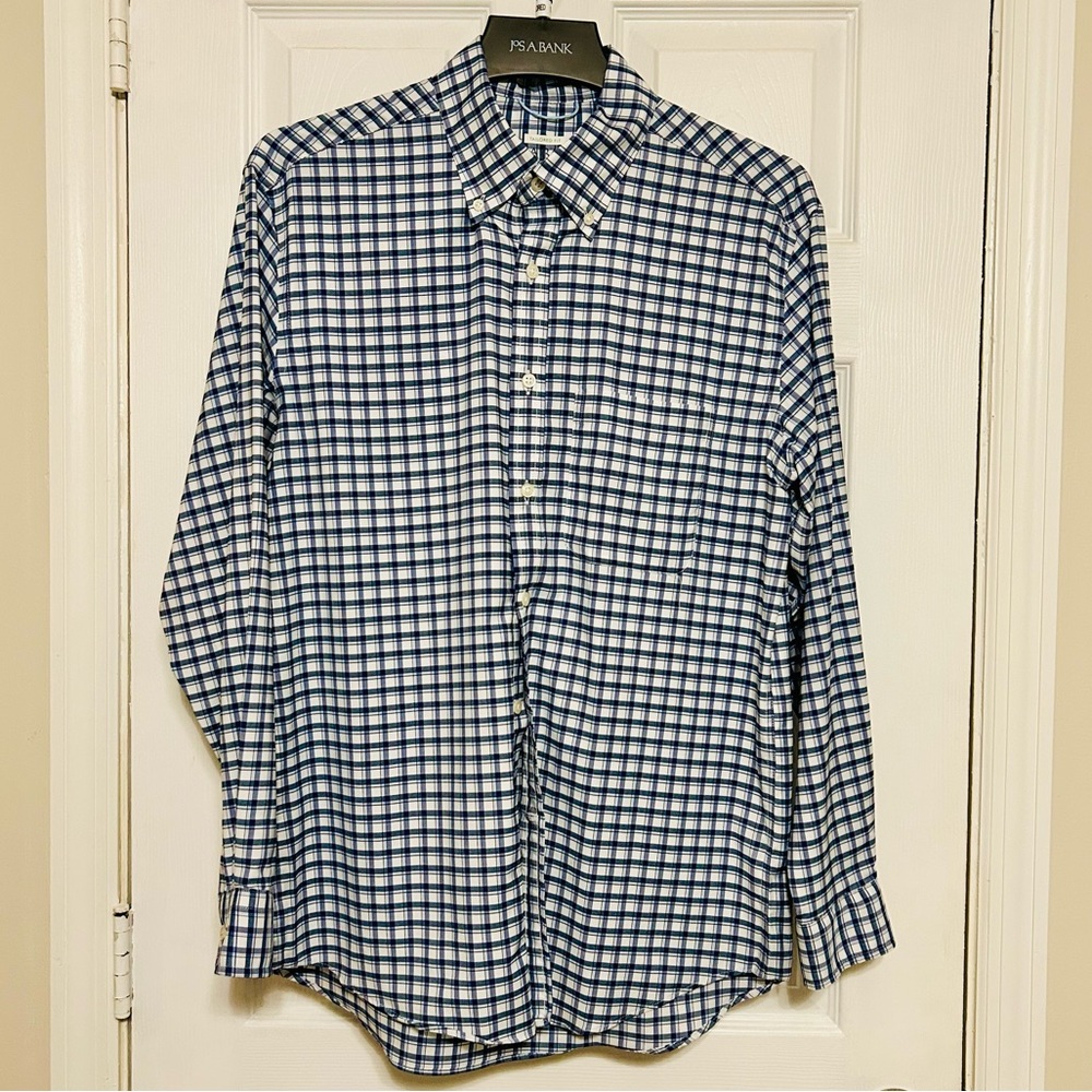 jos. a. bank men's traveler tailored fit motion shirt